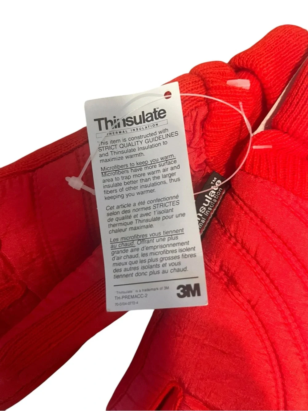 NWT White Stag Thinsulate Ladies Ski Gloves Medium/Large Red